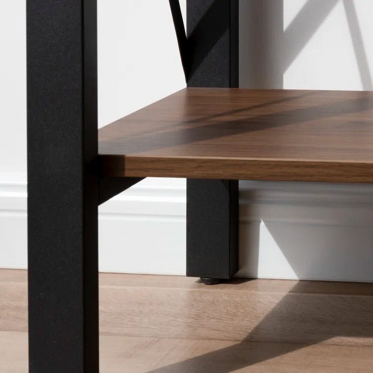 70.87" Farmhouse Console Table with Shelf - Brown/SW9703AJOS