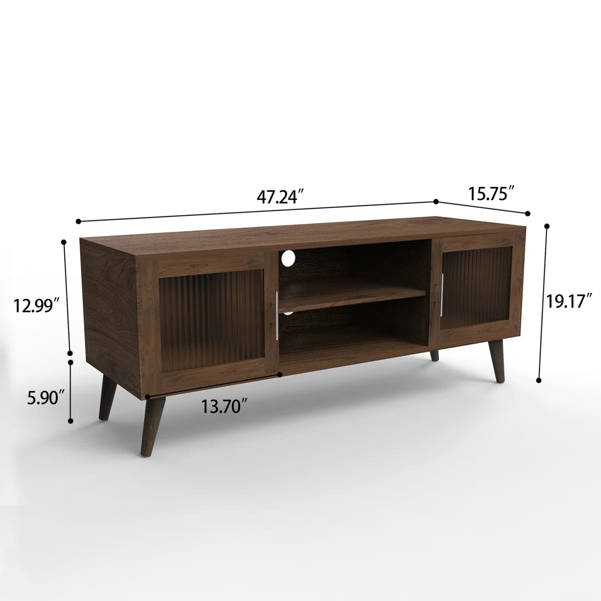 Media Console for TVs Up to 55" - Black/SW9705AHOS