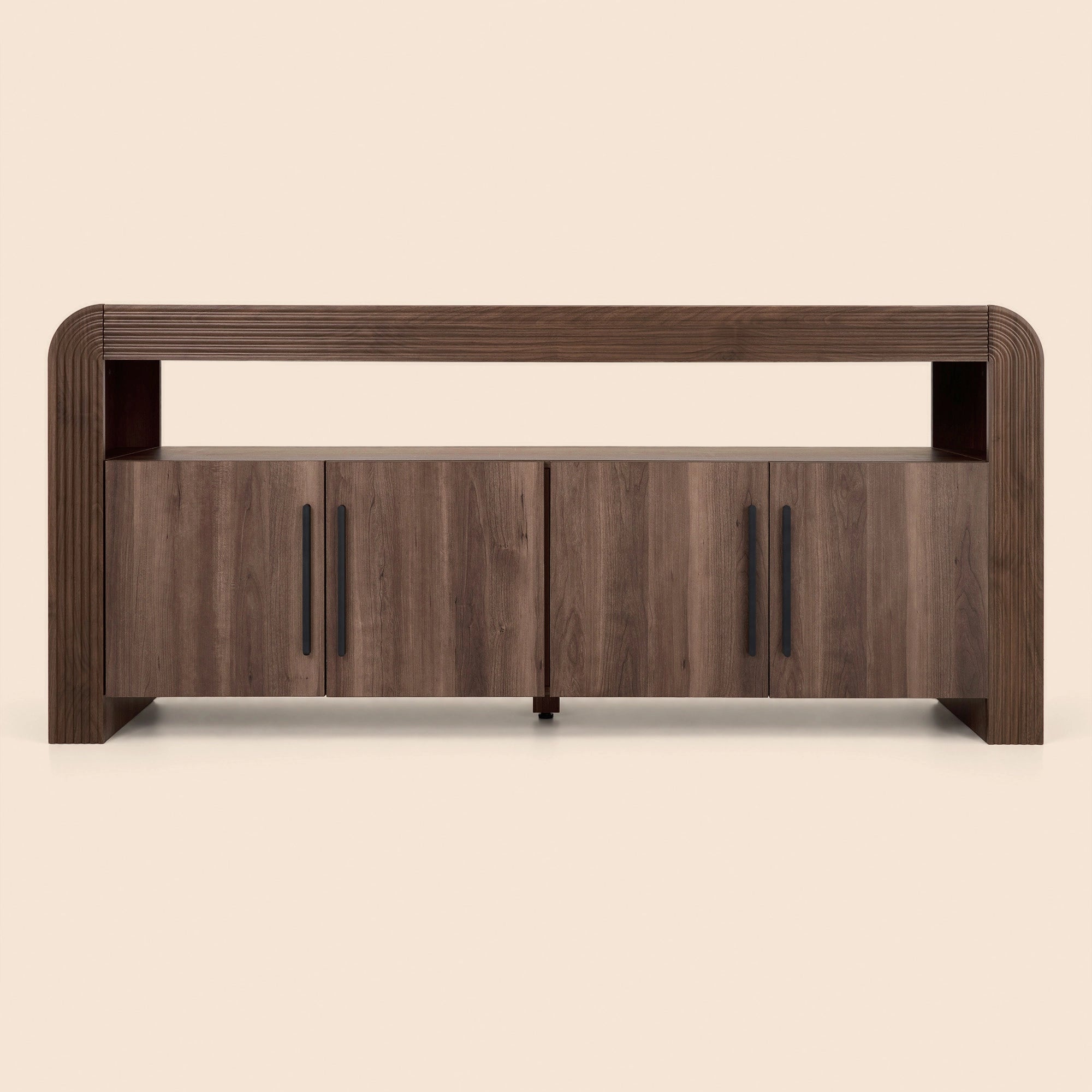 Mid Century Fluted TV Stand for TVs Up to 80" - Well Zone | Furniture That Redefines Your Home Sanctuary