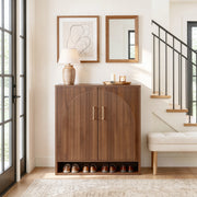24 Pair Shoe Storage Cabinet with Adjustable Shelves - Well Zone | Furniture That Redefines Your Home Sanctuary