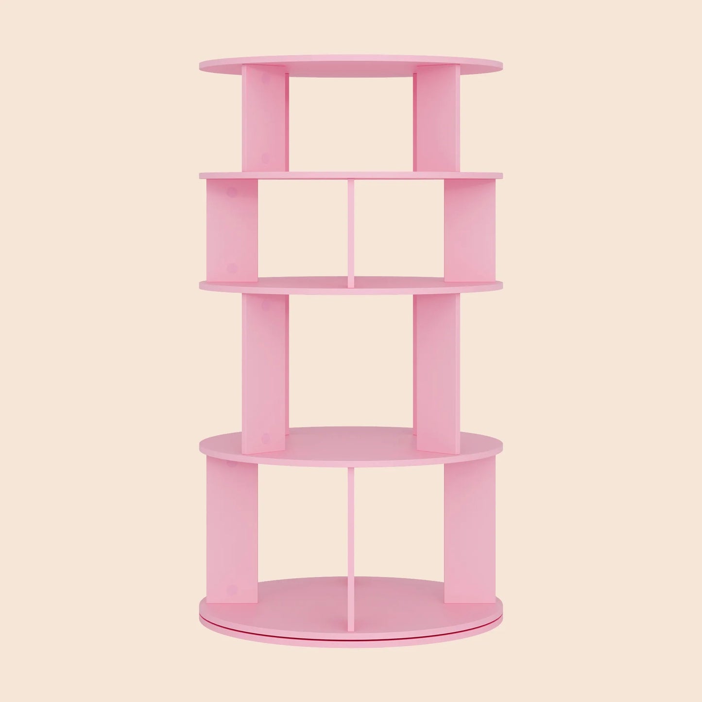 16 Pair Rotating Shoe Rack - Pink/SW9718AHIF