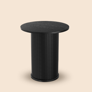 19.7" Wide Round End Table - Black/SW9724AMKA