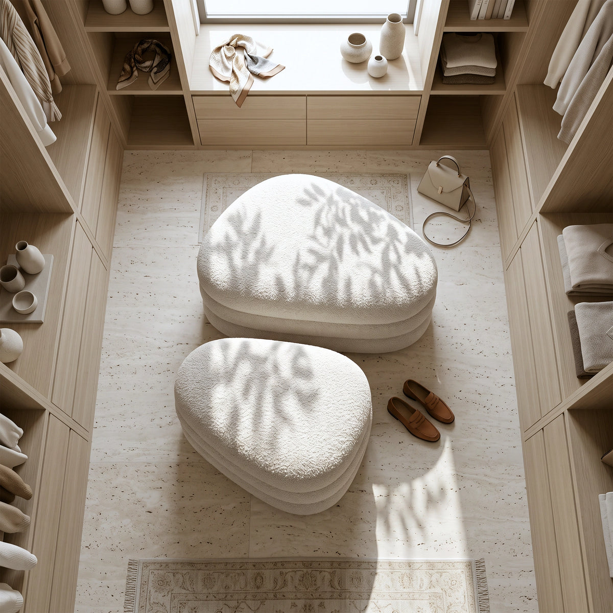 Modern Upholstered Ottoman with Hidden Storage & Lift-Top