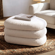 Modern Upholstered Ottoman with Hidden Storage & Lift-Top