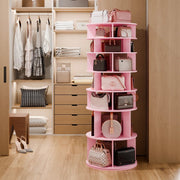 32 Pair Rotating Shoe Rack Fits Shoe Size up to 10 - Pink/SW9718ACIF