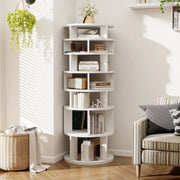 32 Pair Rotating Shoe Rack Fits Shoe Size up to 10 - White/SW9718ACWR