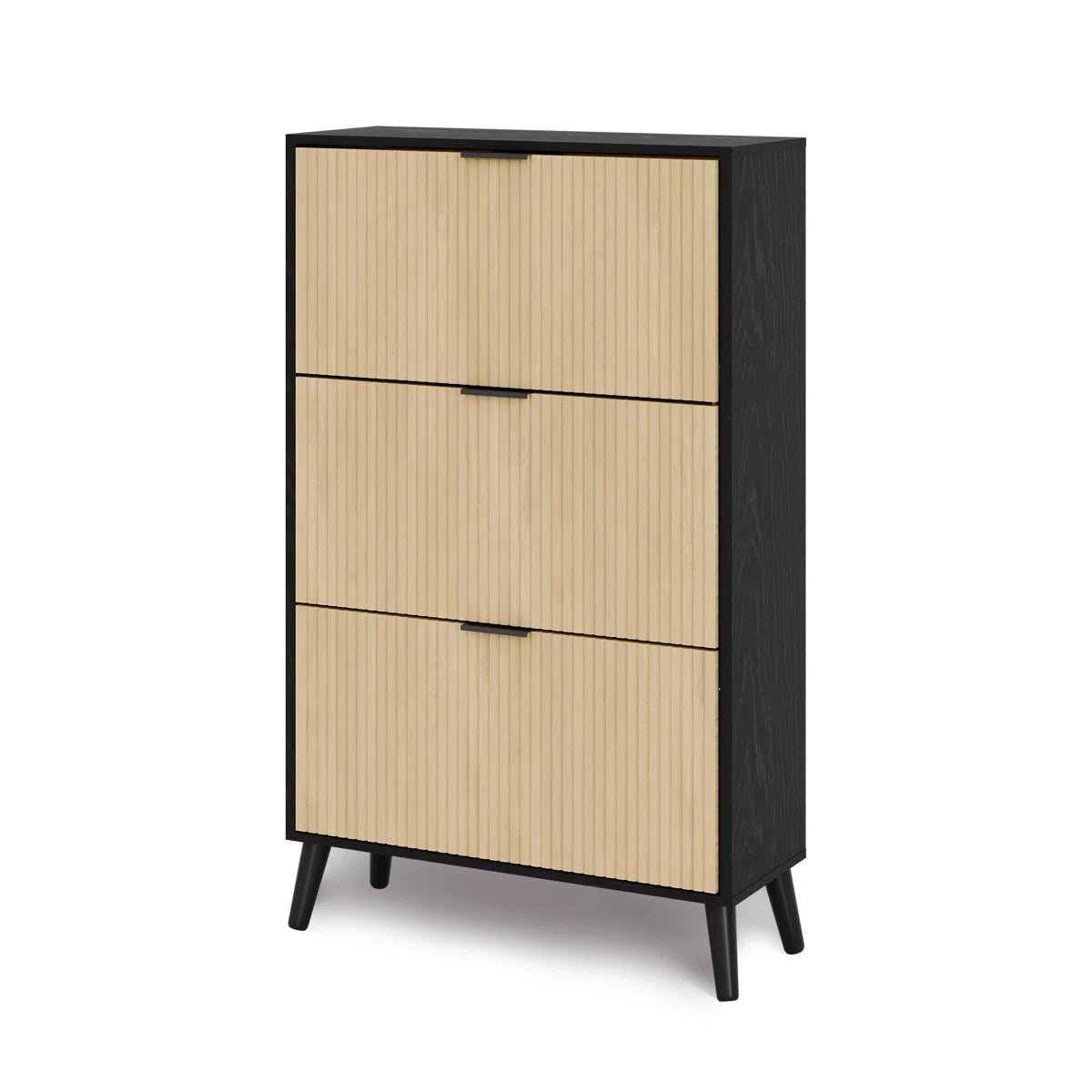 36 Pair Flip Drawer Shoe Storage Cabinet - Light Khaki/SW9736AKTJ