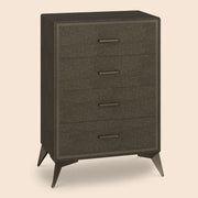 4 Drawer Metal - Framed Fabric Storage Cabinet - Brown/SW9727AKGT