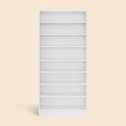 40 Pair Large Shoe Cabinet Shoe Rack with Adjustable Shelf -White/SW9730ACWR