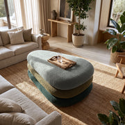 Modern Upholstered Ottoman with Hidden Storage & Lift-Top
