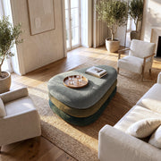 Modern Upholstered Ottoman with Hidden Storage & Lift-Top