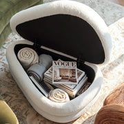 Modern Upholstered Ottoman with Hidden Storage & Lift-Top