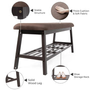 45" Entryway Storage Bench - Brown/SW9701AKNU