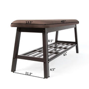 45" Entryway Storage Bench - Brown/SW9701AKNU