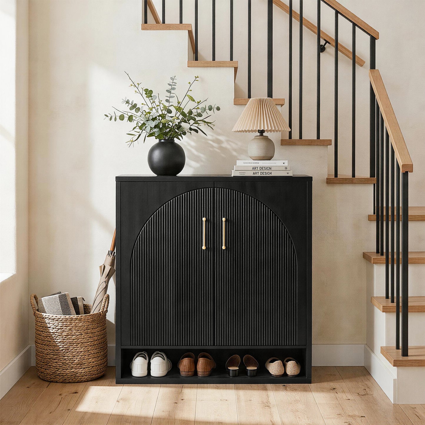 24 Pair Shoe Storage Cabinet with Adjustable Shelves - Well Zone | Furniture That Redefines Your Home Sanctuary