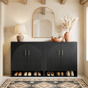 24 Pair Shoe Storage Cabinet with Adjustable Shelves - Well Zone | Furniture That Redefines Your Home Sanctuary