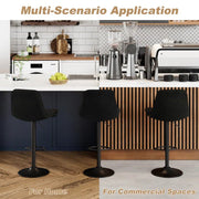 Adjustable Height Counter & Bar Stool (Set of 2) - Black/SW9721ALKAQ2