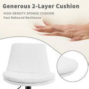 Adjustable Height Counter & Bar Stool (Set of 2) - White/SW9721ALWLQ2