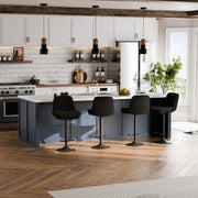 Adjustable Height Counter & Bar Stool (Set of 2) - Black/SW9721ALKAQ2
