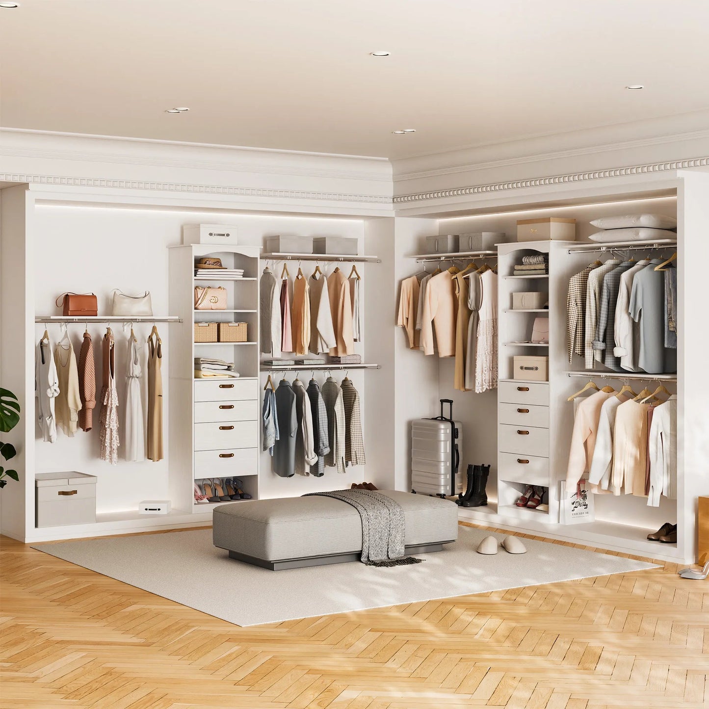 Expandable Closet System Fits 2–9.7 ft Wide - /SW9741BKWR