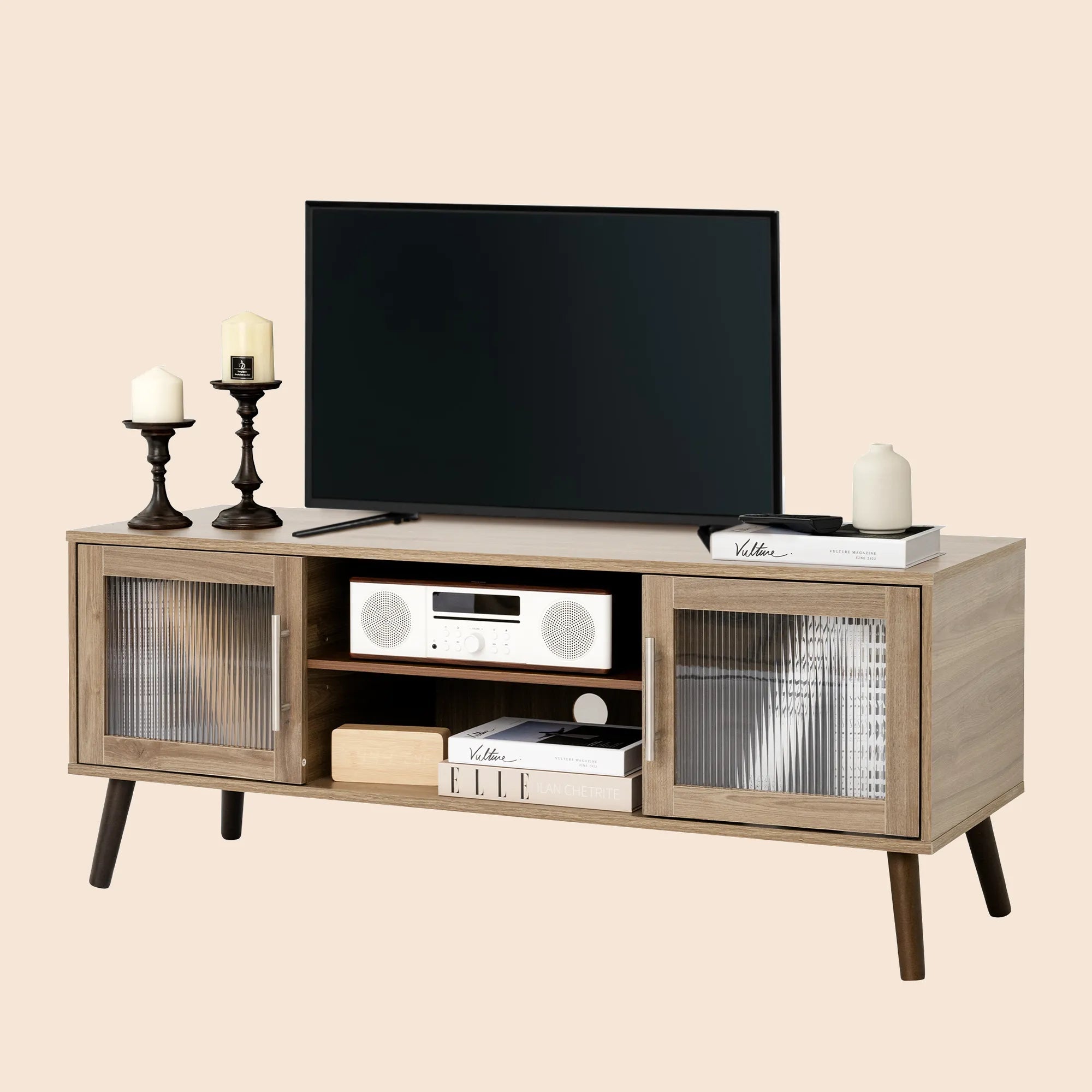 Media Console for TVs Up to 55" - Black/SW9705AHOS