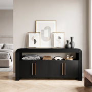 Mid Century Fluted TV Stand for TVs Up to 80" - Well Zone | Furniture That Redefines Your Home Sanctuary