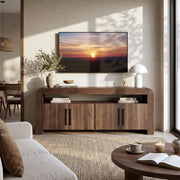 Mid Century Fluted TV Stand for TVs Up to 80" - Well Zone | Furniture That Redefines Your Home Sanctuary