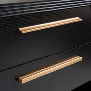 Modern Fluted Nightstand with 2 Drawers & Open Shelf - Well Zone | Furniture That Redefines Your Home Sanctuary