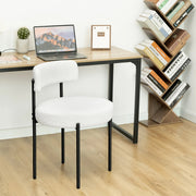Upholstered Dining Chair With Back (Set of 6) - White/SW9801ALWRQ6