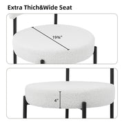 Upholstered Dining Chair With Back (Set of 6) - White/SW9801ALWRQ6