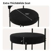 Upholstered Dining Chair With Back (Set of 6) - Black/SW9801ALKAQ6